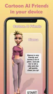 cartoon ai friends iphone screenshot 1