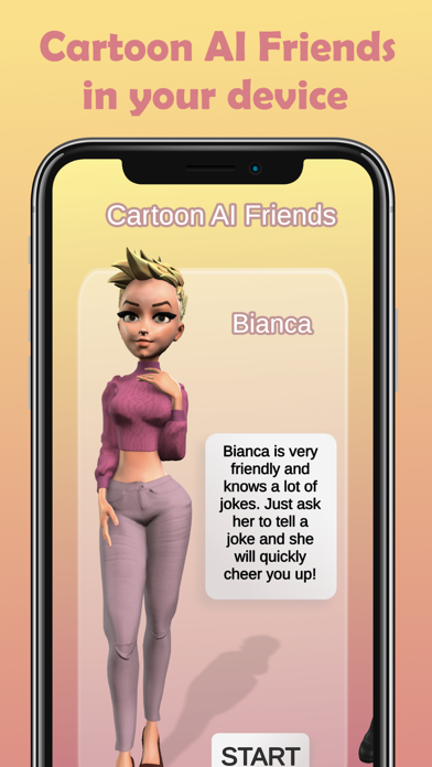 Cartoon AI Friends Screenshot