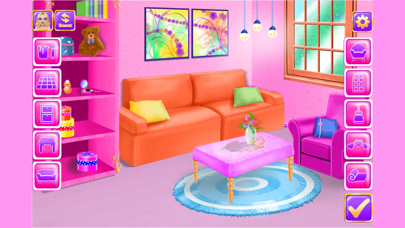 Doll House dress up Girl home Screenshot