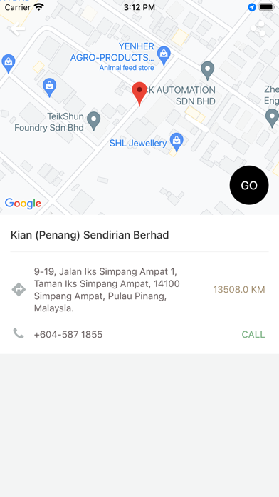 Kian (Penang) Sendirian Berhad Screenshot