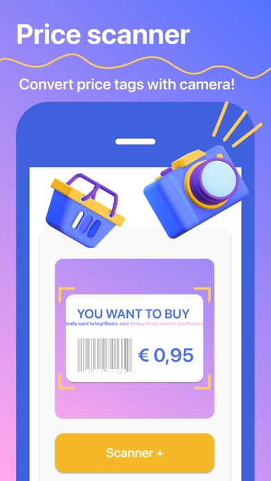 Currency converter, widget Screenshot