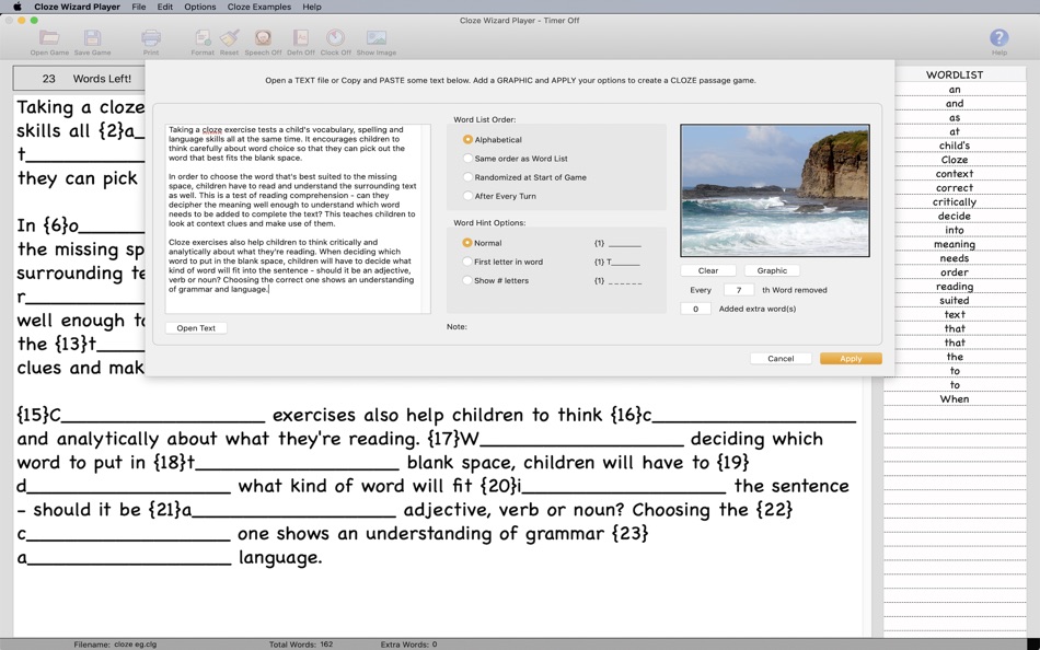 #2. Cloze Wizard Player (macOS) 由: Martin Fitzgibbons