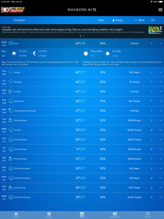 Screenshot #6 pour WHEC First Alert Weather
