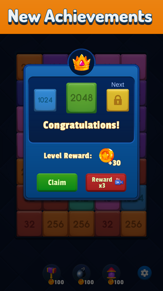 #6. 2048: Merge! (iOS) 由: Tuncay Ozbal