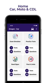 oregon dmv practice test - or iphone screenshot 1
