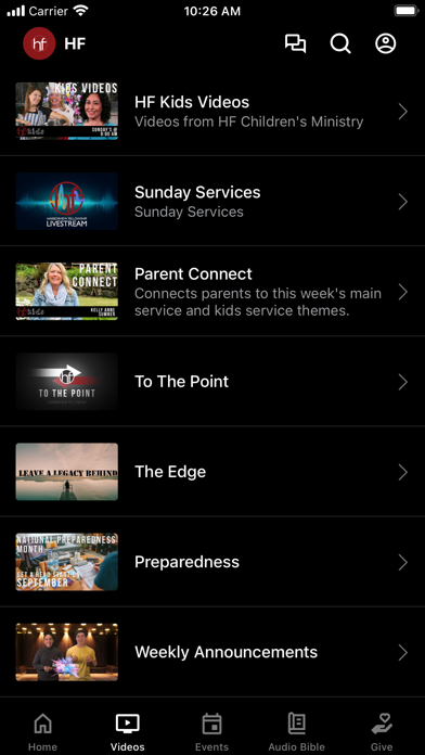 Harborview Fellowship Screenshot