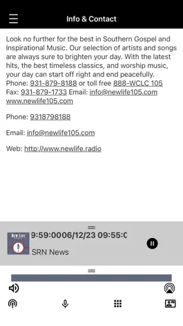 Game screenshot New Life Radio ~ WCLC & WGSN hack
