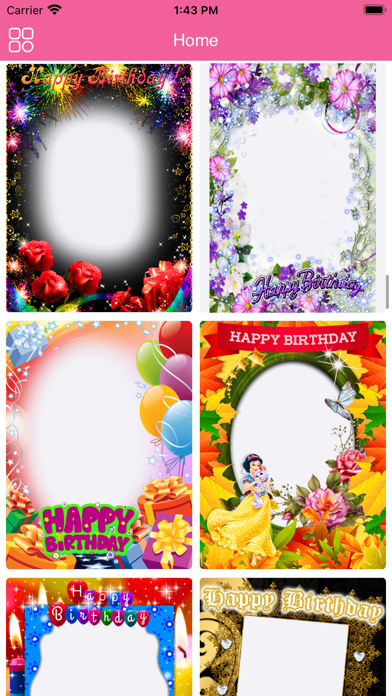 Birthday Photo Frames - WA Screenshot