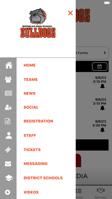 Waterloo CUSD Athletics Screenshot
