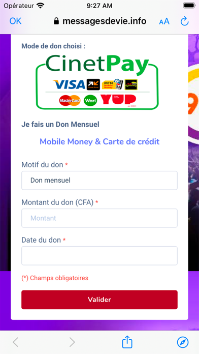 Club de vie Screenshot