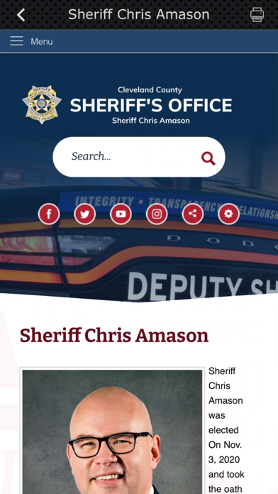 Screenshot 2 of OK Cleveland County Sheriff App