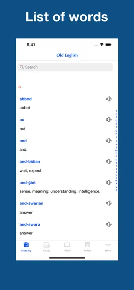Game screenshot Old English Glossary mod apk