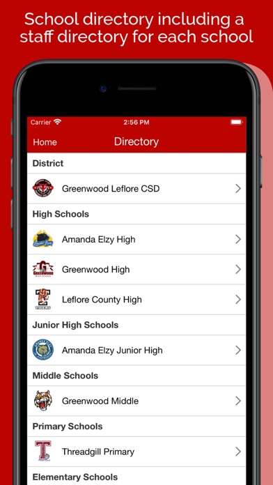 Greenwood Leflore CSD Screenshot