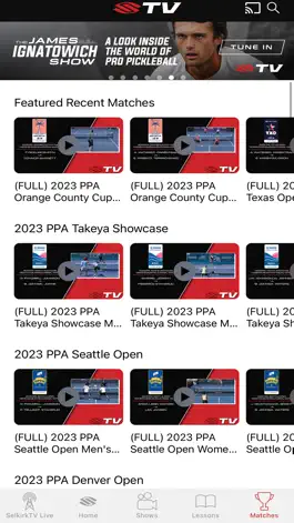 Game screenshot Selkirk Pickleball TV mod apk