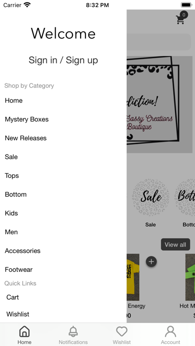 Classy and Sassy Boutique Screenshot