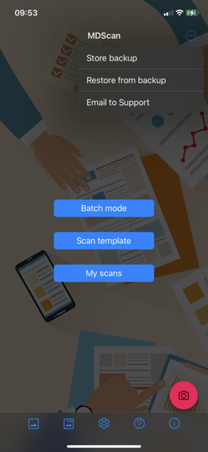 MDScan + لقطة شاشة OCR