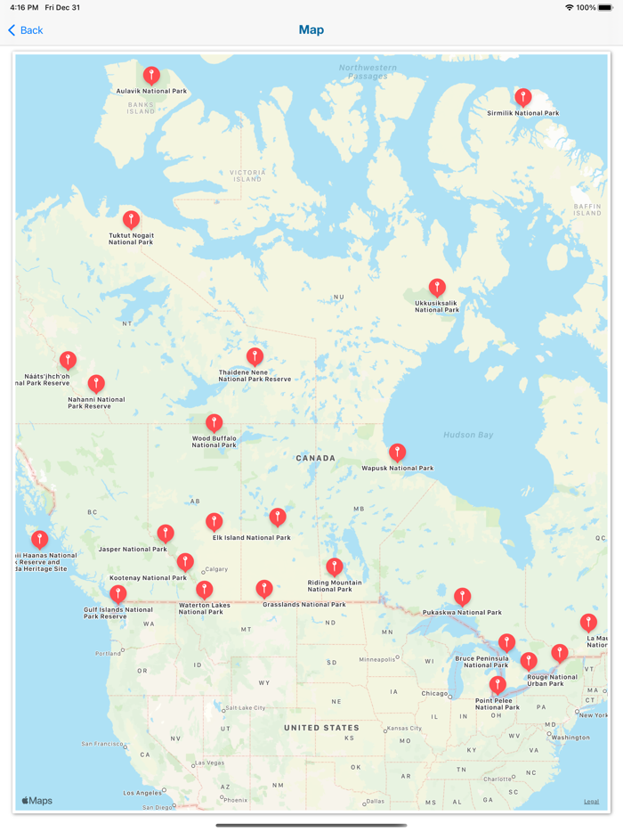 National Parks in Canada
