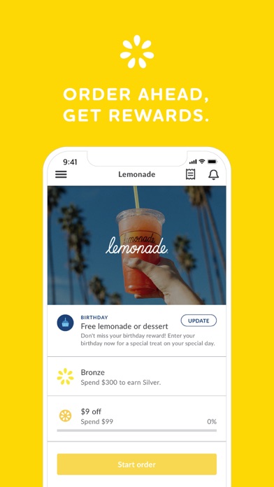 Lemonade Ordering Screenshot