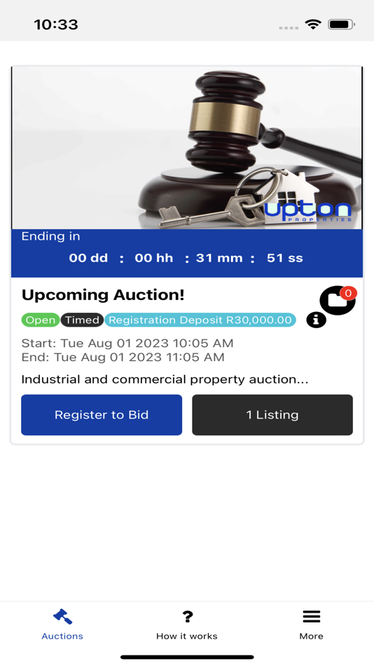 Upton Auctions - 3.3.7 - (iOS)