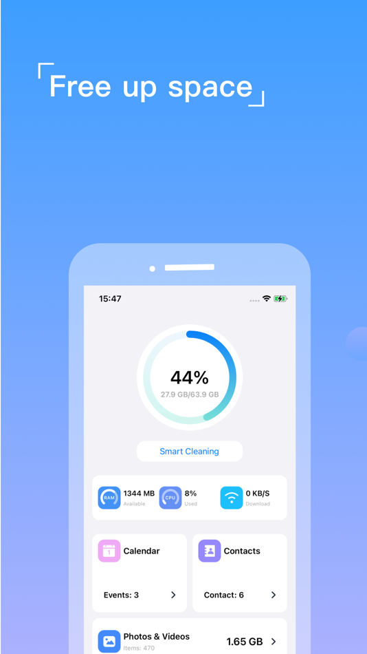 #1. iCleaner: Free Up Space (iOS) 由: 凯 吴