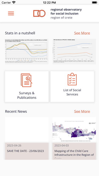 Social Observatory of Crete Screenshot