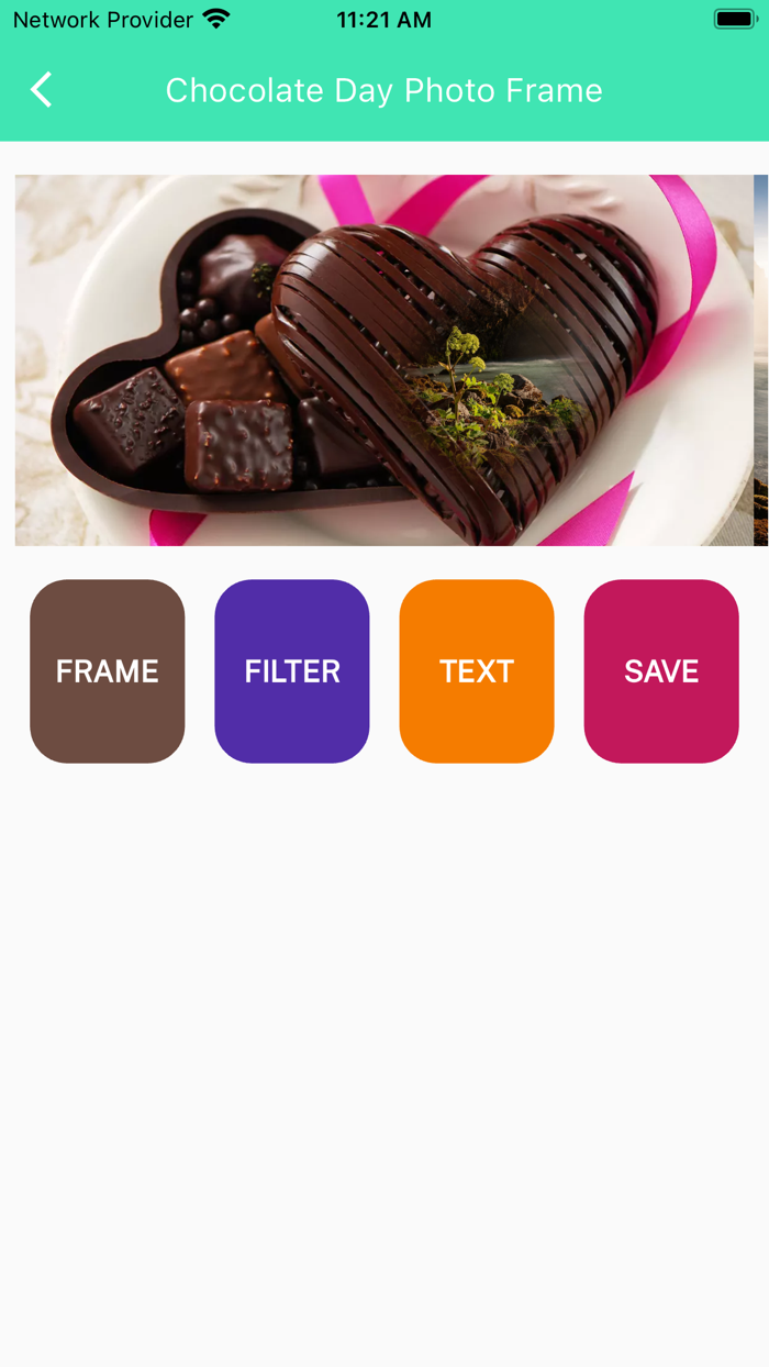 Chocolate Day Photo Frame 2024