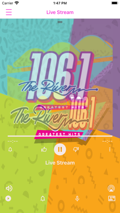 106.1 The River. Screenshot 1 - AppWisp.com
