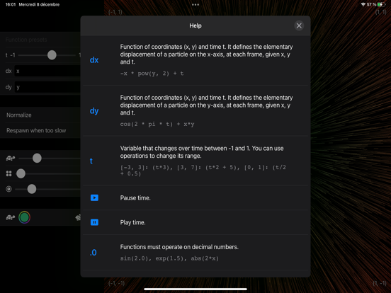 Vector Field: Particle Flow iPad screenshot 5 - Education app