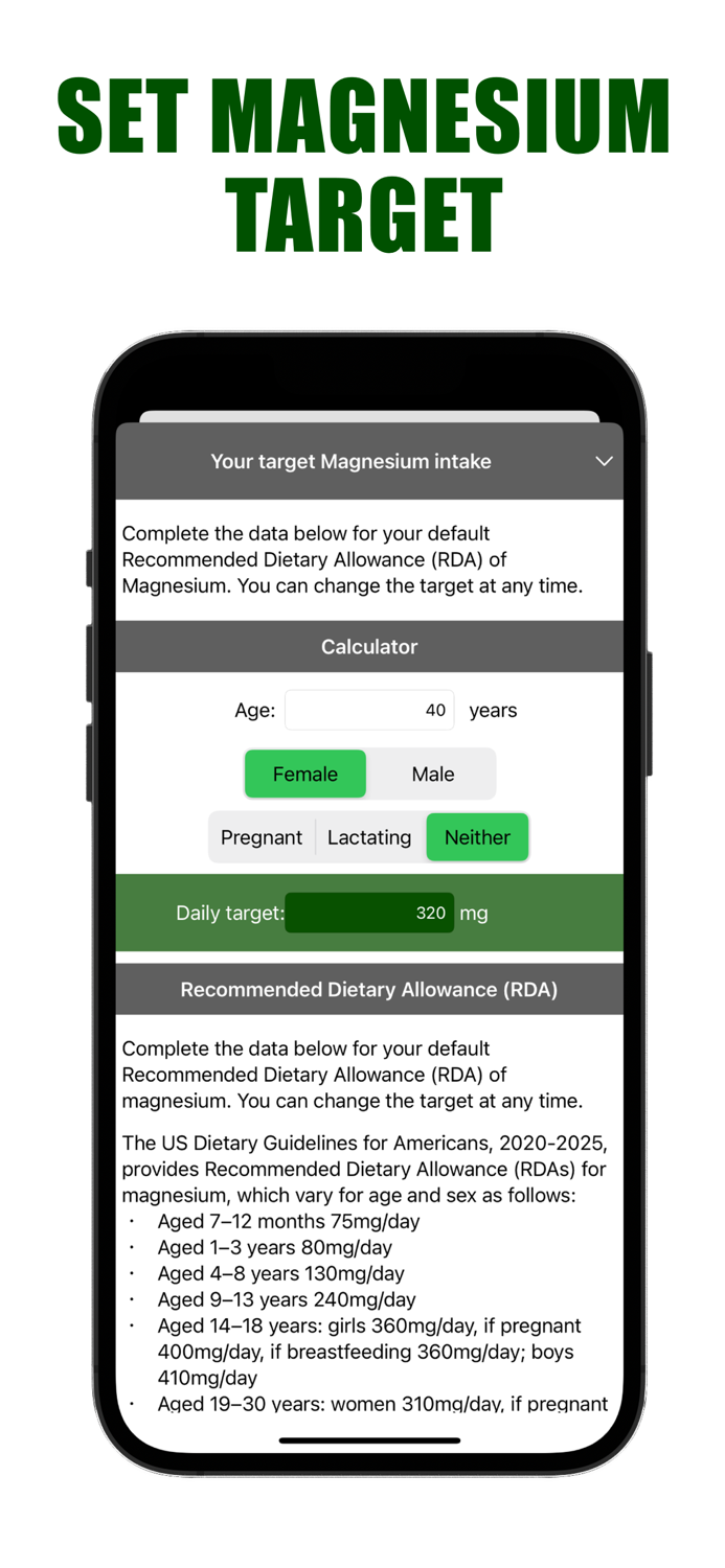 Magnesium Counter and Tracker