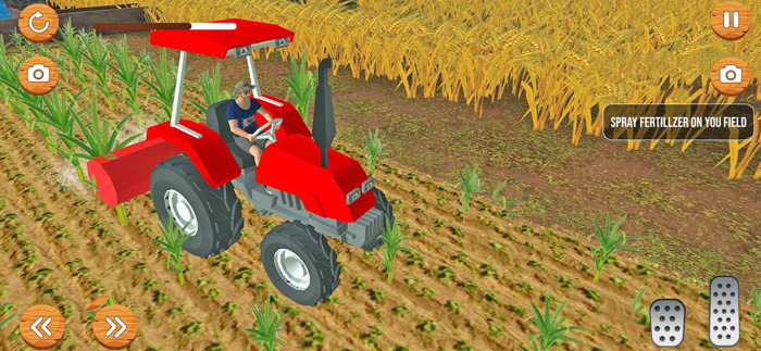 Grow Farming Tractor Games 3D