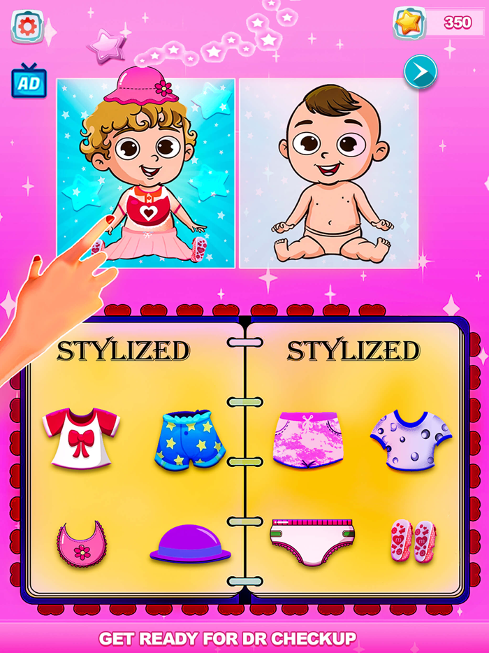 Dress up Paper Doll DIY Games