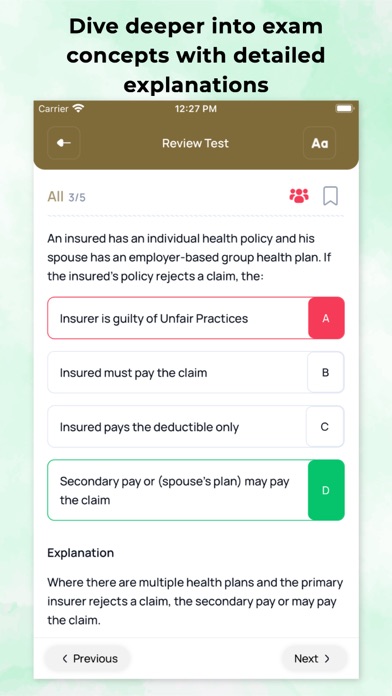 Insurance Exam Prep Pro Screenshot