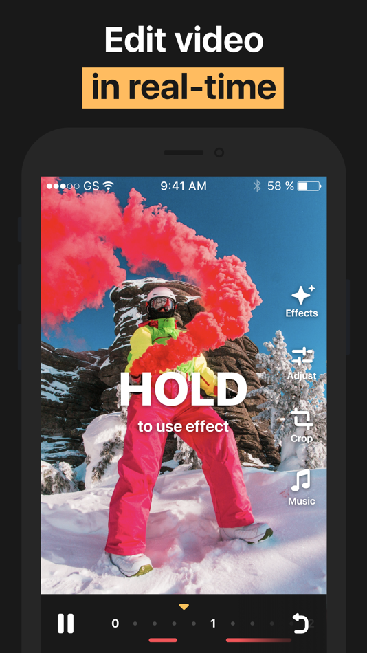 #1. REEL - Video Editing Effects (iOS) Podle: Ahmet YILDIRIM