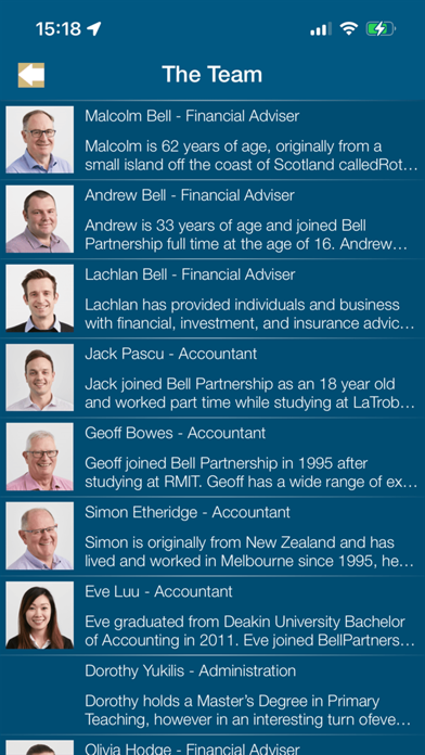 Bell Partnership Screenshot