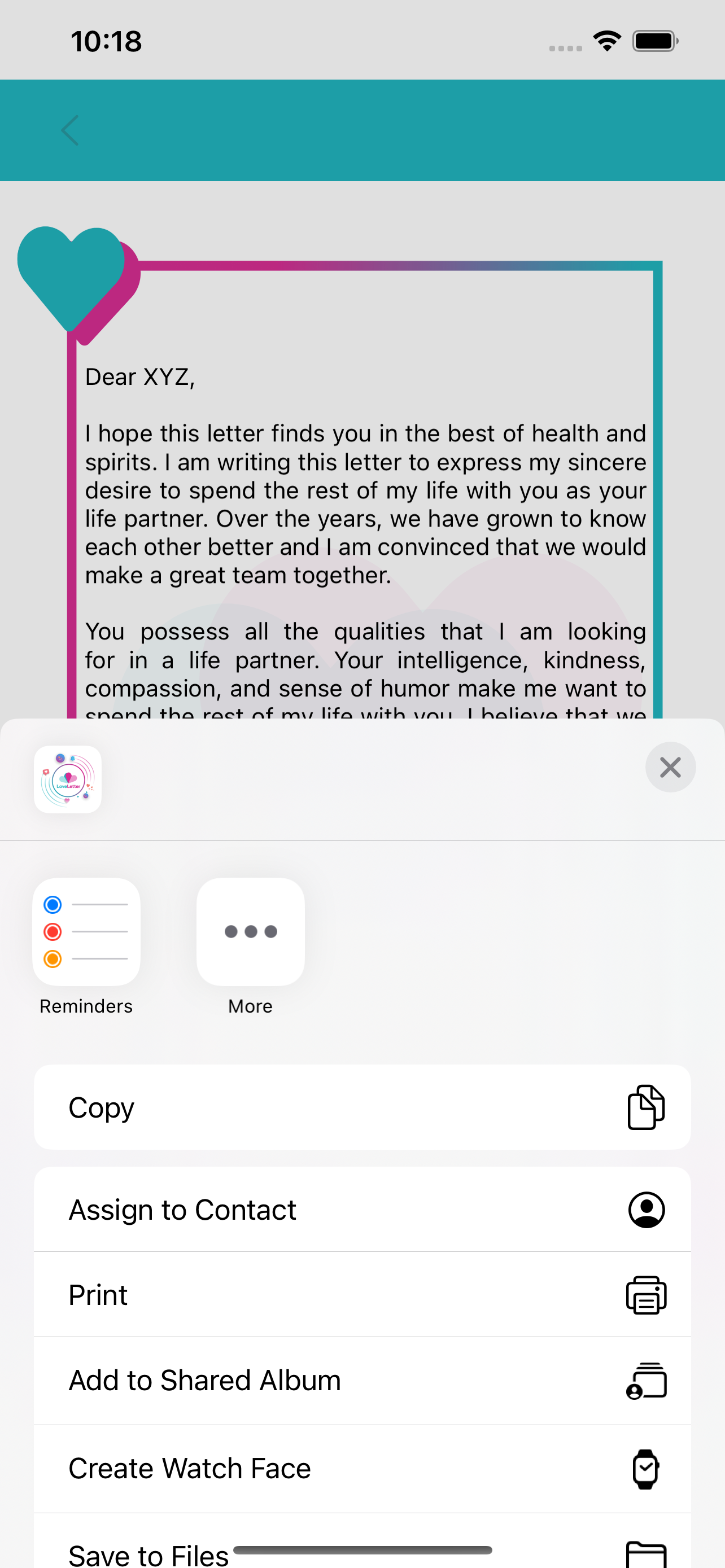 LoveLetterAI