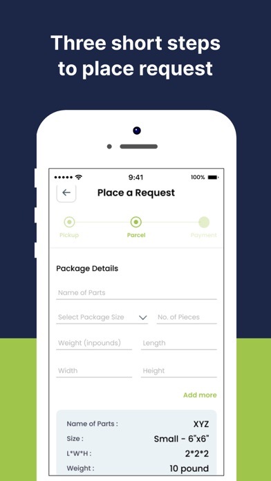 Parts Genie Customer Screenshot