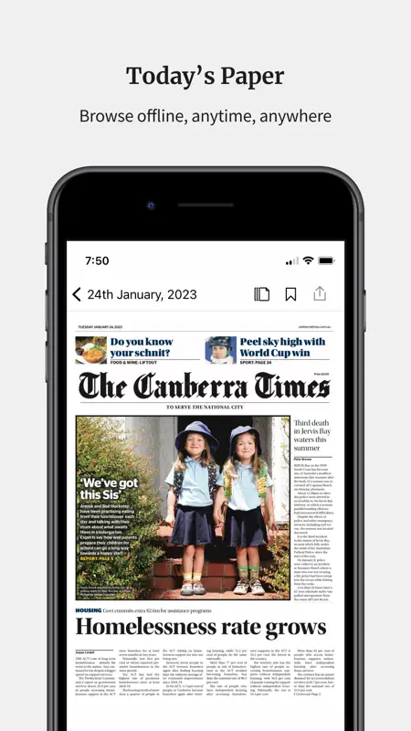 Canberra Times screenshot 3 of 6