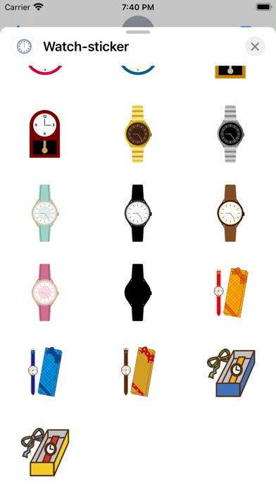 Screenshot #2 pour Sticker d'horloge ronde