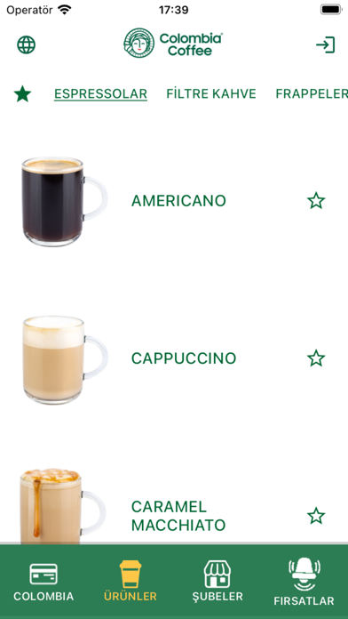 Colombia Coffee Screenshot