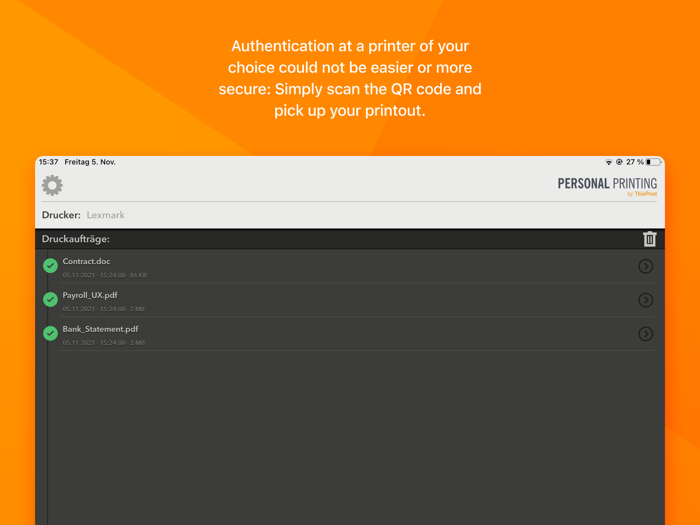 ThinPrint Personal Printing