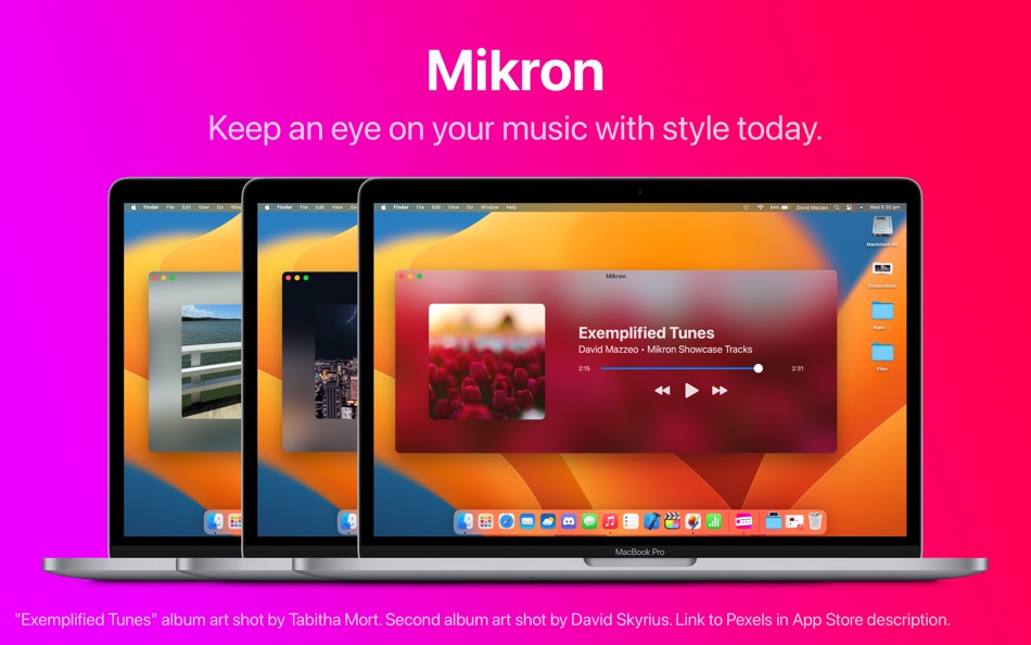 #6. Mikron - Mini Player for Music (macOS) Podle: Luigi Mazzeo