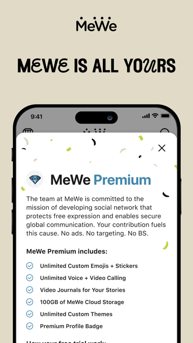 MeWe Network Screenshot