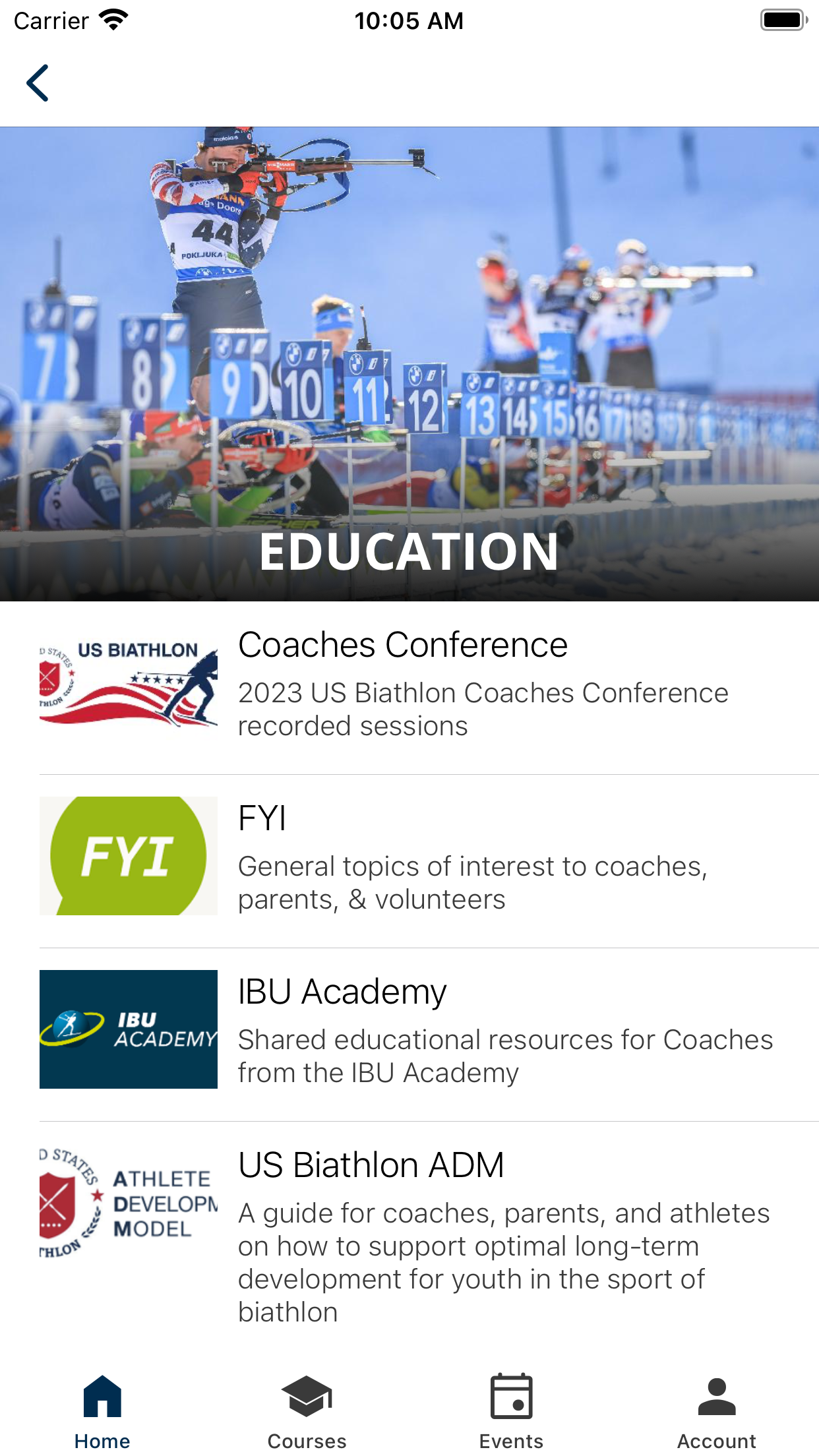 US Biathlon Center