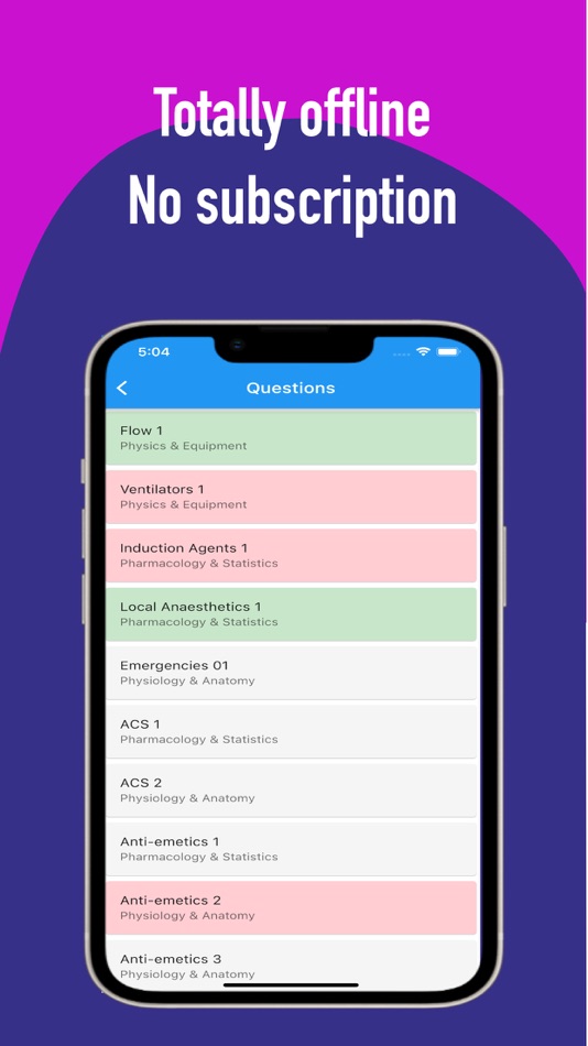 #5. Anesthesia MCQ (iOS) 由: Benmed Technologies Limited