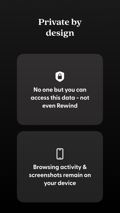 Rewind: Truly Personalized AI Screenshot