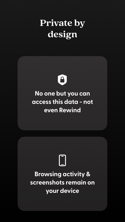Rewind: Truly Personalized AI screenshot-5