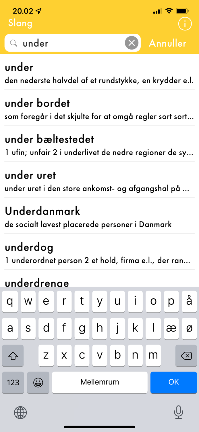 Danish Slang Dictionary