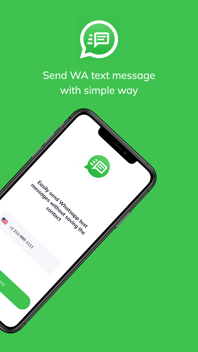 Fast WA: Quickly Send Message Screenshot