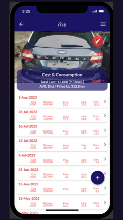 Fuel Manager - บันทึกน้ำมัน screenshot-4