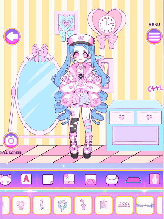 Moon Story - Dress Up Girl iPad screenshot 4 - Games app